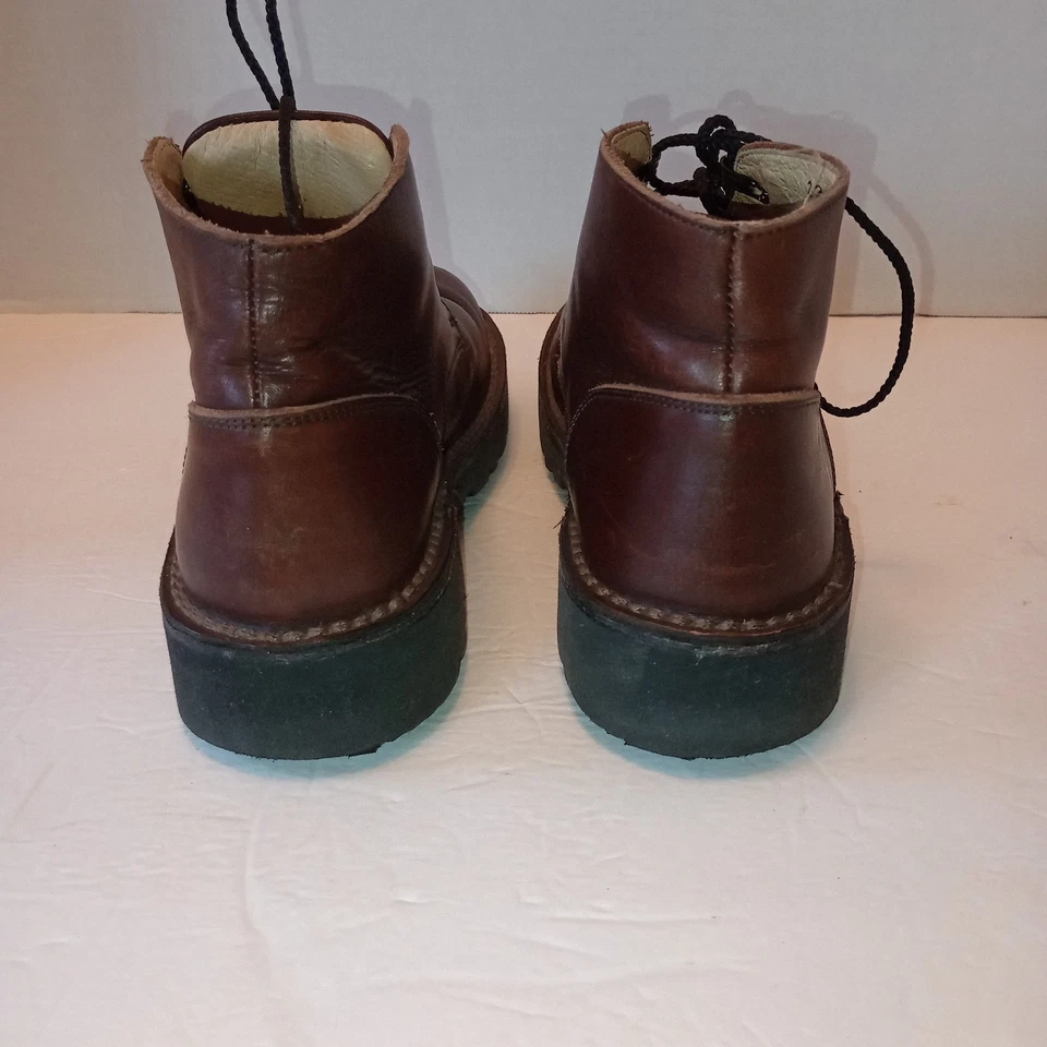 J. Botas al Tobillo Crew Oxford Para Hombre 8 Cuero Marrón Oscuro Hechas en Italia 47700 Foto 2 de 4