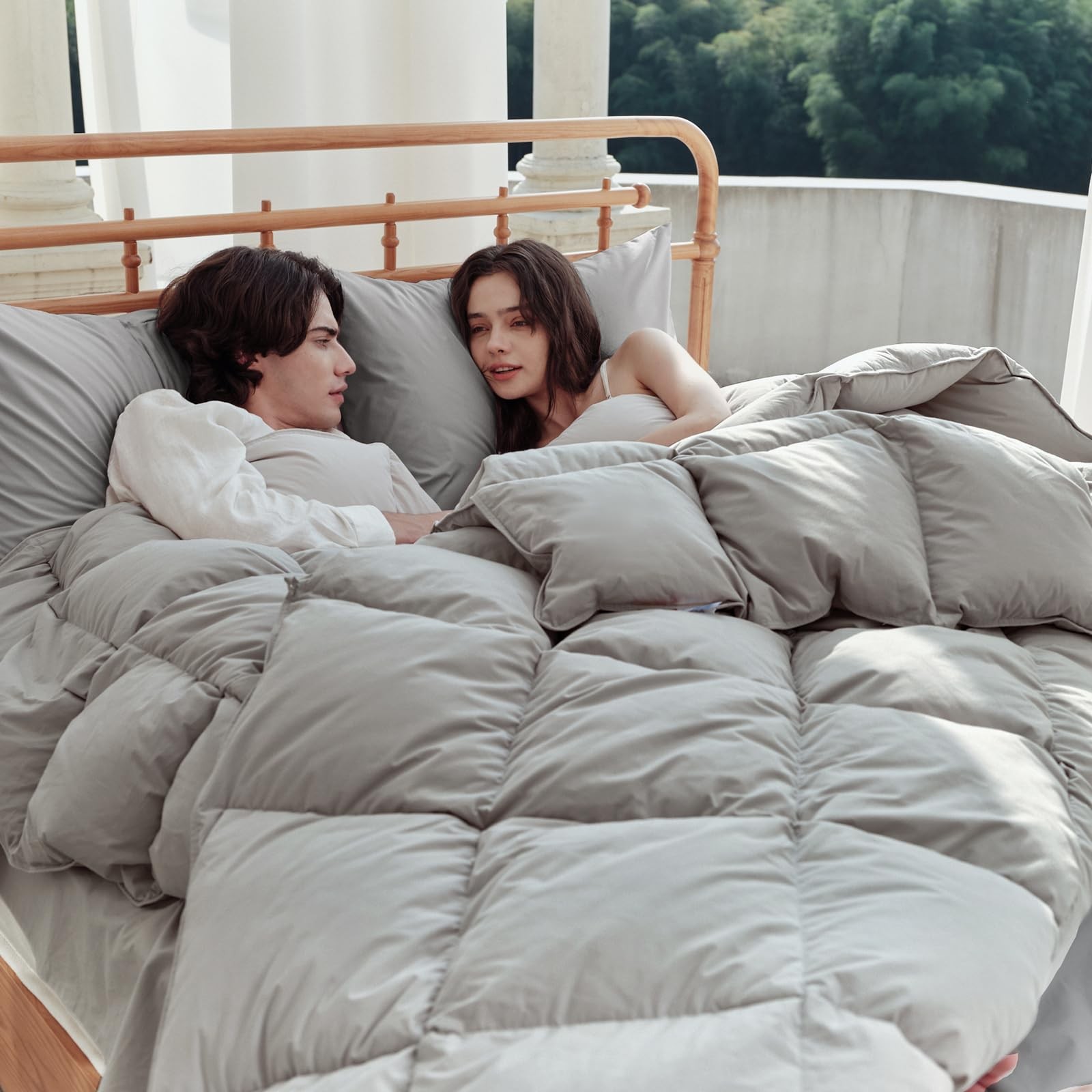 ПУХОВОЕ ОДЕЯЛО AIRLUCKЧЕХОЛ КОРОЛЕВА СРЕДНЕЙ ТЕПЛОТЫ 90X90СЕРЫЙ -10 комплектов 12490₽