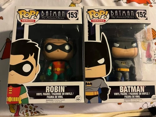 Batman and Robin Animated Series Funko Pops