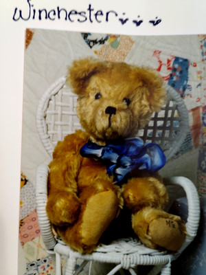 Jus Stuft! Teddy Bear Jointed Plush Winchester Craft Sewing Pattern UC Stuffed