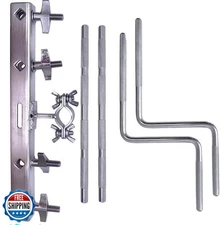 Jiayouy Cowbell Holder Percussion Mount-All Percussion Bracket with Straight 