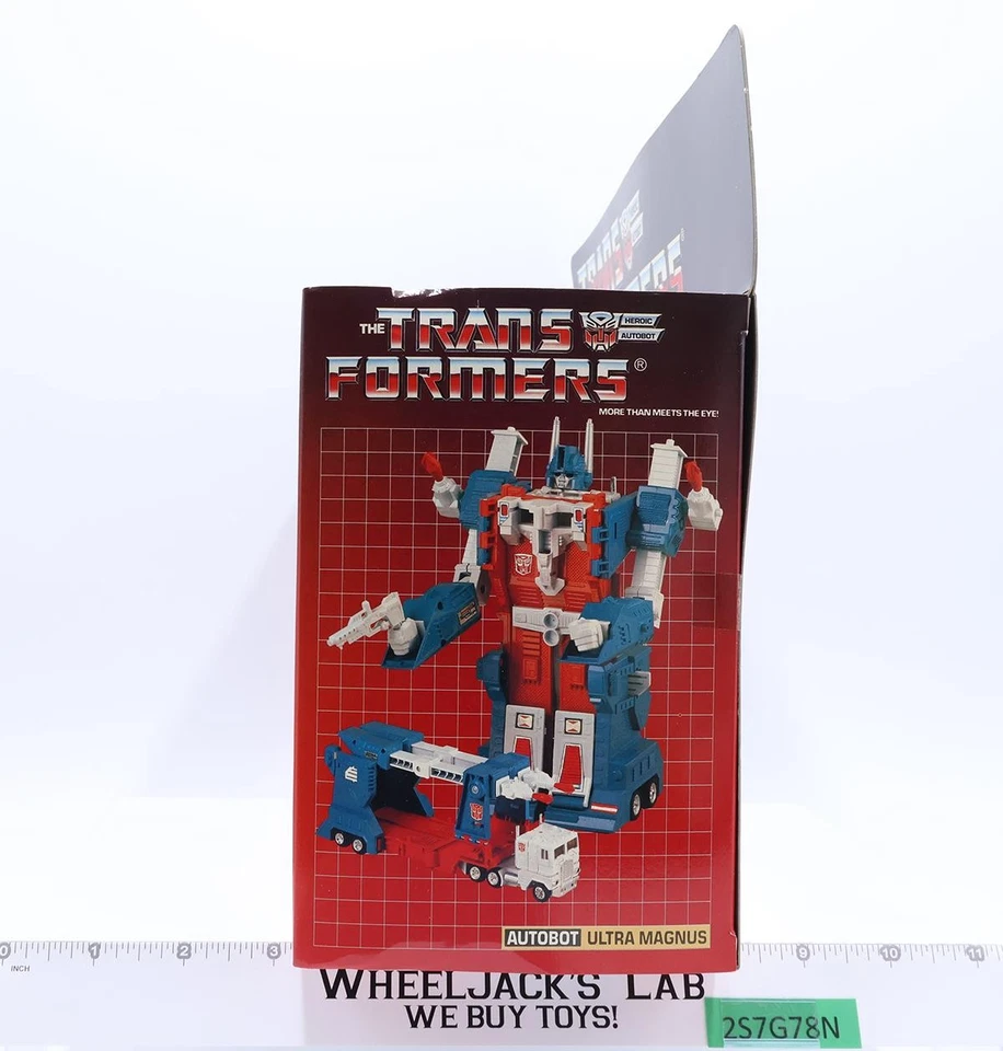Figura de acción Hasbro Ultra Magnus G1 Transformers 1986 sin usar, en caja sellada con cinta Foto 2 de 4