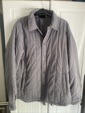 Ladies Grey Lightweight Padded Coat Anorak Jacket Size M Excellent Condition
