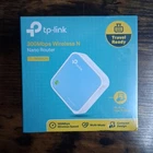 TP-LINK TL-WR802N 300Mbps Wireless N Nano Router Travel Ready Compact Blue/White