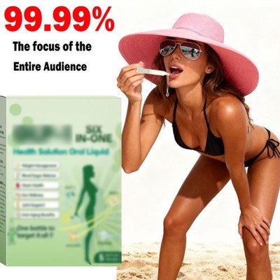 Six-in-One Health Solution Oral Liquid,one Bottle to Target It All HOT