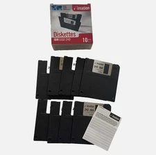 Imation  3.5 in. Formatted  Diskettes, 22 Formatted Discs New | Open box