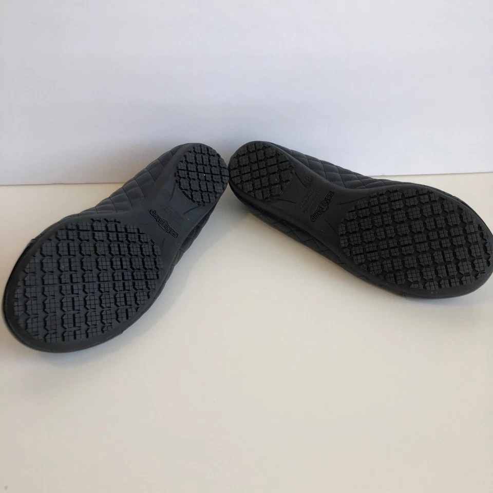 Zapatos para mujer Safe T Step negros talla 8,5 planos antideslizantes zapatos para mujer zapatos Sasha Foto 4 de 4