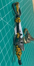 Paracord Keychain Lanyard/ Spartan Helmet Pendant EDC Bead