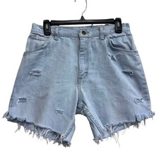 Vintage Wrangler Distressed Denim Cutoff Shorts USA Made 10