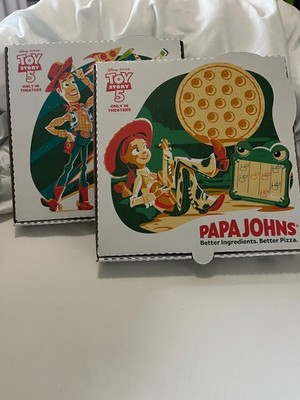 TWO of the Toy Story 5 Limited Papa Johns Collectible