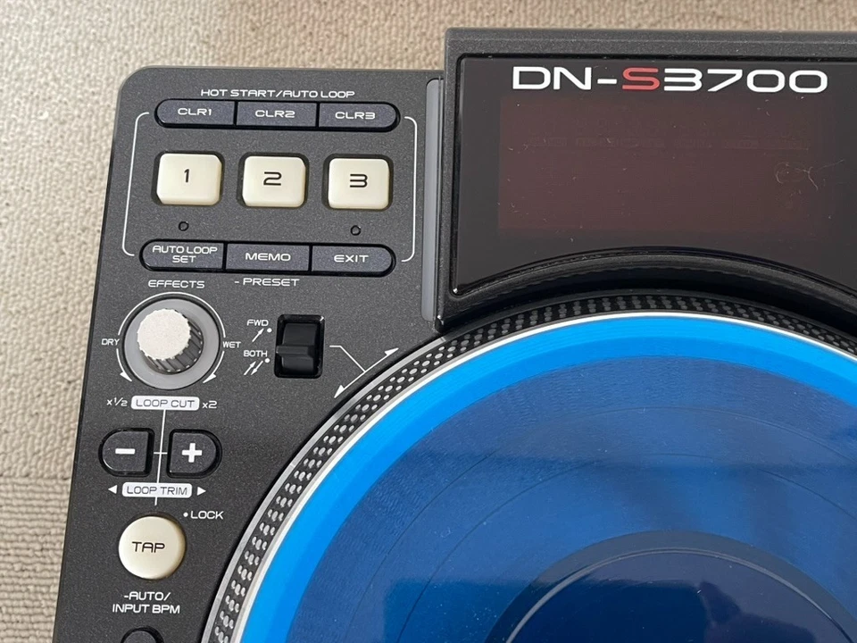 Denon DJ DN-S3700 Pair Built-in Power Cable Manufactured in 2009 Tested Working - Image 3 of 4