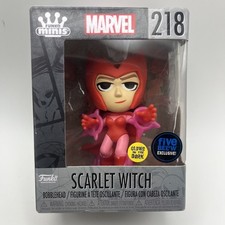 Funko Minis Marvel Bruja Escarlata 218 Figura Cabeza Bobble Nueva | Funko Pop