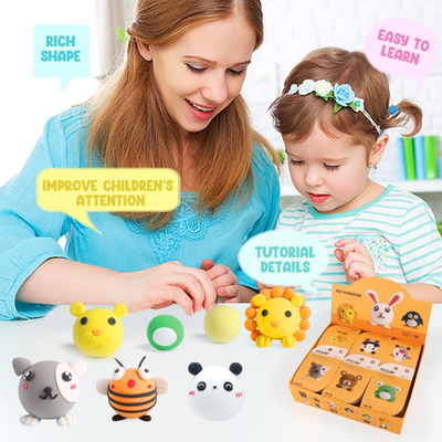 Air Dry Clay Kits - Modeling for Kids, Ultra #01Yellow- Pet