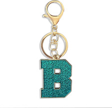 Letter A-Z Keychain for Women Men Purse Handbags Metal Alphabet Initial Letter C