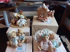 Lot Of 4 Different Cherished Teddies Figurines w/ Boxes READ DESCRIPTION