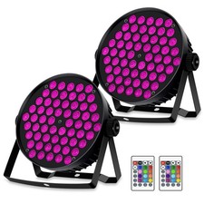 LED Par Lights, 90W 60 LED RGBW 4IN1 Stage Uplights Sound Activated Auto Play...
