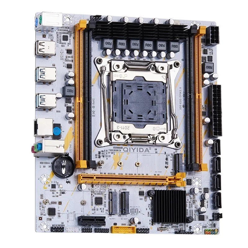 Placa Base QIYIDA X99 LGA2011-3 DDR4 NVME M.2 USB3.0 SATA3 WiFi Xeon E5 V3 V4 - Imagen 3 de 4