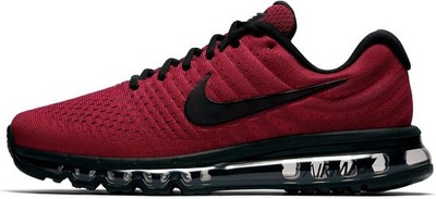 Nike Air Max 2017 Team Red Black Running Workout Shoe 849559-603 Mens Sizes
