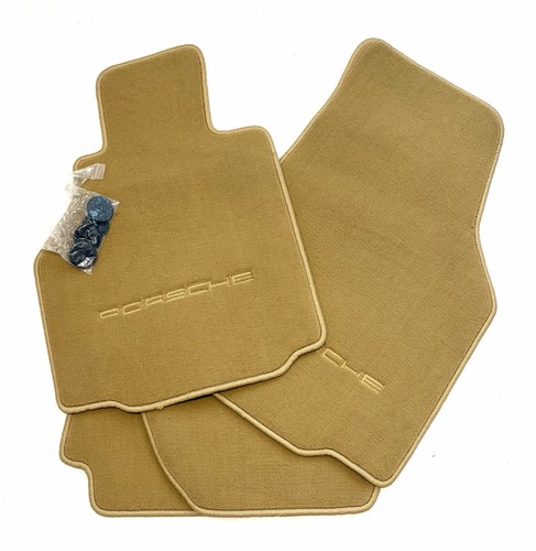 Porsche 996 LHD OEM 911 Carpet Floor Mats Beige New