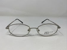 Marco de gafas de borde completo de metal METALFLEX #1014 CROMADO 47-18-135 UF54