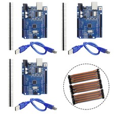 3 Set Microcontroller Development Board for Arduino IDE with USB Cable and 2....