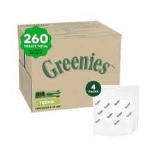 Greenies Veterinarian-Recommended Adult Natural Dental Dog Treats Teenie Size...
