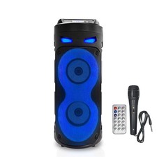 2000W Portable Bluetooth FM Party Speaker Sub Woofer Heavy Bass Sound System Mic