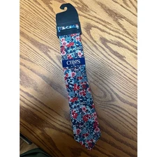 CAMELLUCCI Men's Floral Designer Necktie Multicolor Classic Length
