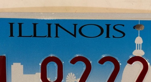 TRIPLE 2 AM 222 license plate repeating 8222 IL 2221 Alex Adam Amy Audrey Adrian - Picture 3 of 9