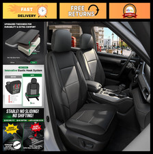 2pcs Front Seat Covers For Chevy Silverado Gmc Sierra 1500 2500 3500 Custom Fit