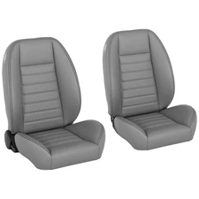 NEW ITEM! Cruiser Universal Bucket Seats from TMI, Gray w/Your Choice of Stitch