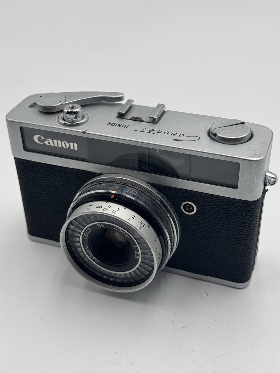 Canon Canonet Junior キャノネット ジュニア 35mm Vintage Canon Canonet Junior 35mm Camera & Lens Shutter Won't Fire