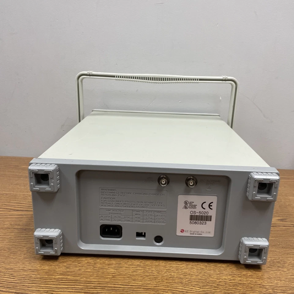 EZ Digital OS-5020 模拟示波器双输入 20MHz。 经过电源测试 — 第 3/4 张图片