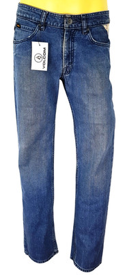 VOLCOM Herren mittelblaue STRAIGHT CLASSIC JEANS - 30x32 - W30 L32 - UVP 95£