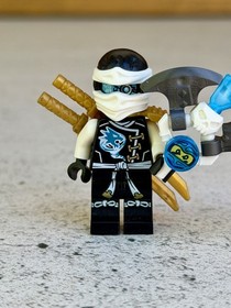 LEGO Ninjago Zane, Clancee, & Doubloon Lot of 3 Minifigs (70603) w/ Djinn Sword