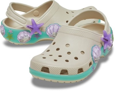 CROCS Classic Sea Sparkle Shaker Clog Sommerschuh, Strandschuh Gr.24