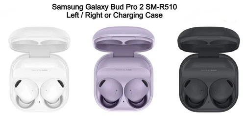 Auriculares Samsung Galaxy Buds2 PRO IZQUIERDA o DERECHA o Estuche de Carga - SM-R510 - Foto 1 de 10