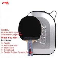 Real DHS HURRICANE High End Ping Pong Table Tennis Paddle Racket Long Handle