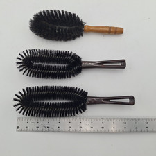 2pc Stanley Home Products 11" Clothes Lint Brush Plastic Handle Black Bristles