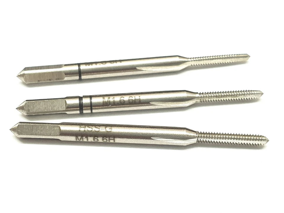 DNI-WERKZEUGE M1,6 Handgewindebohrer Satz Gewindebohrer Gewindeschneider Gewinde Regelgewinde