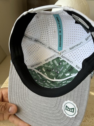 Melin Hat Coronado Links Play More Golf White Green Snapback SZ 58cm Sold Out - 第 14/15 張圖片
