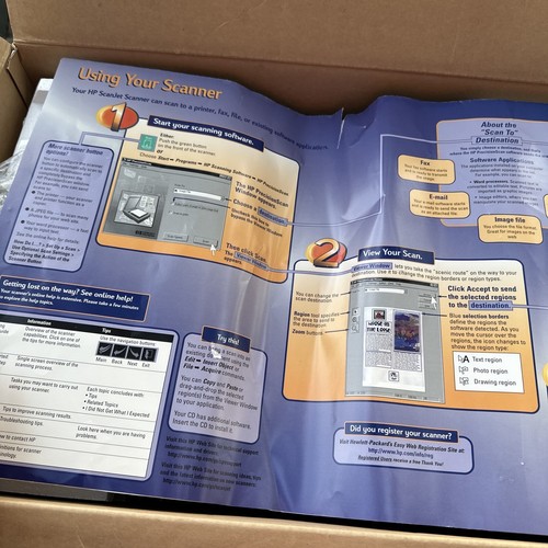 HP ScanJet 5100Cse Color SCANNER  - New In Opened Box - Vintage - Picture 4 of 5