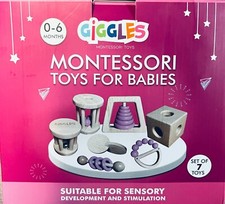 PINK Wooden Baby Toy  Wooden Baby Rattle, 0-6 Months Wooden Toys, Baby Toys NEW