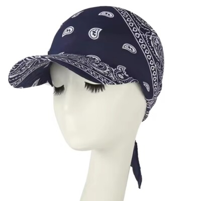 BANDANA PAISLEY PRINT TURBAN D-BLAU BASEBALL CAP TUCH UNISEX BASECAP KAPPE HUT