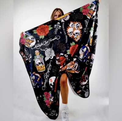 As$holes Live Forever Multicolor Fleece Blanket Size 5ft x 5ft New