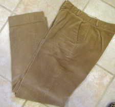 Vintage 80s Corduroy Pants Size 9 junior MOM style beige 3 pockets 26 inch waist