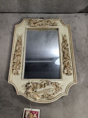 FIGI GRAPHICS ORNATE HEAVY 4LB RESIN FRAMED MIRROR ORIGINAL