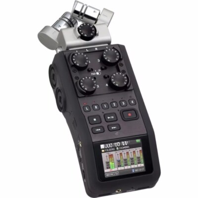 Portable Professional Handheld Digital Recorder Handy 6-Track for Interview
