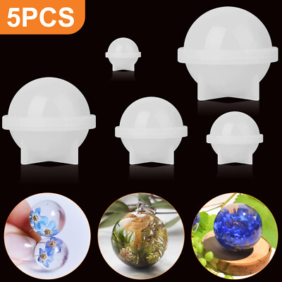 #ad #ad Silicone Resin Casting Mold Round Epoxy Mould DIY Craft Jewelly Making Tool Kit $9.98