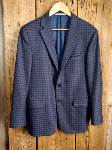 Hickey Freeman Wool Blazer Jacket Size 40 Regular